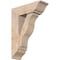 Ekena Millwork Funston Traditional Smooth Bracket w/ Offset Brace, Douglas Fir, 7 1/2"W x 22"D x 30"H BKT0806X22X30FST01SDF - alternate 1